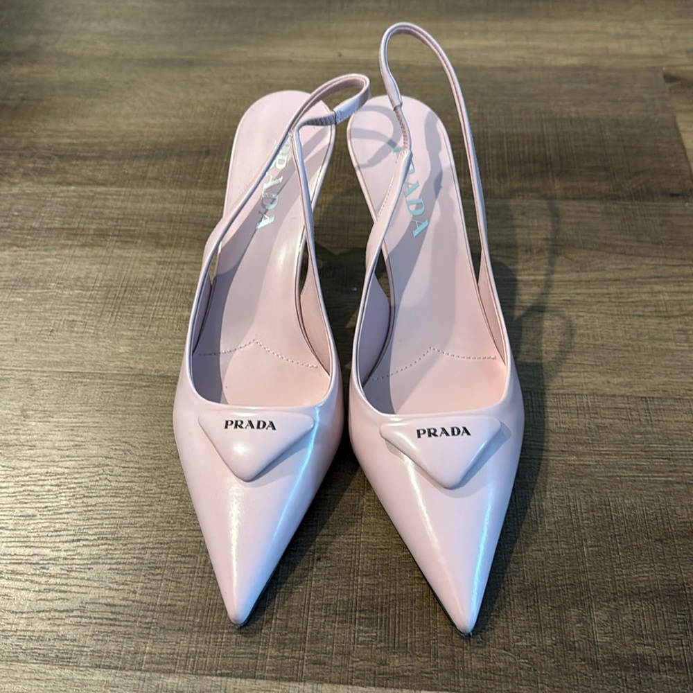 Prada sling back heel